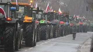 Protest rolników w Poznaniu