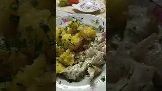 СВЕЖАЯ КАРТОШКА с ГРУЗДЯМИ... НАША ЕДА!!!