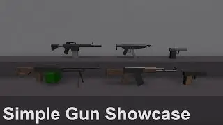 Roblox Studio Simple Gun Showcase