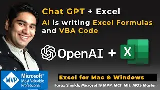 Chat GPT + Excel: How AI is writing Excel Formulas and VBA Code 🤖