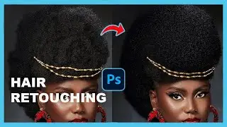 How to Retouch hair like a pro using adobe Photoshop