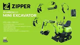 ZIPPER MBGS600  minikaivuri