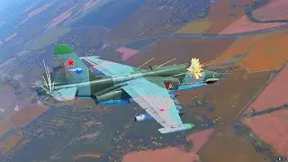 Су-25 в War Thunder с ракетами С25О и Х25МЛ