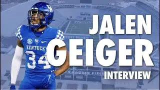 Jalen Geiger talks about the Kentucky football defense following the Wildcats open practice | 