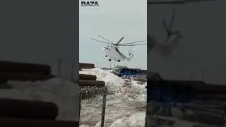 Жесткая посадка Ми-26 собственного вертолета Utera avia,