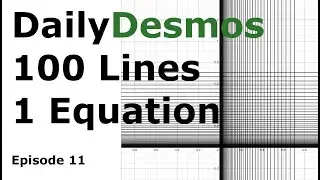Daily Desmos Challenge #11 | Crossy Lines #2