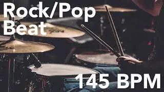 🤘 🥁 Rock/Pop Basic Beat 145 BPM