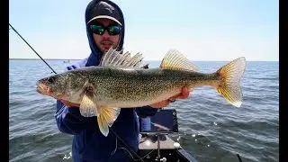 Spring Walleye Beatdown on NEW Bladed Walleye Jig
