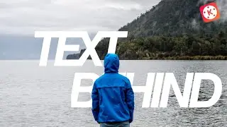 How to make text behind subject in Kinemaster | text behind object | text behind | KineMaster BD 🔥👌