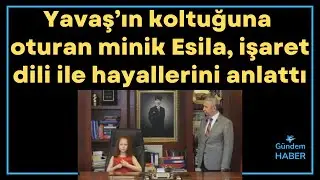 Mansur Yavaş, koltuğunu Esila'ya bıraktı: 'Ankara şiir gibi bir şehir olsun istiyorum'
