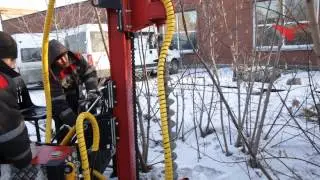 Буровая установка Стронг Гидро  СБУ 21. Два съемных вращателя