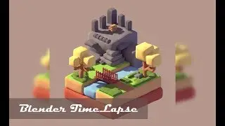 Blender Timelapse | Isometric 3D | Scene # 20