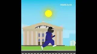 2д анимация - минский полумарафон #shorts #2danimation