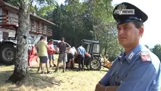 MUORE SOTTO IL TRATTORE