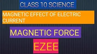 MAGNETIC FORCE | CLASS 10 CBSE