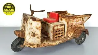1960's Abandoned Tonka Ser-Vi-Car Toy Restoration