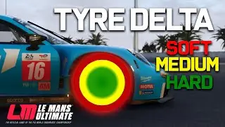 How much Slower are the Medium and Hard Tyres on Le Mans Ultimate
