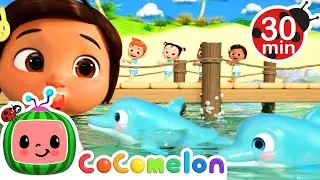 Sea Animal Song | with Nina and JJ | Cocomelon Nursery Rhymes for Kids
