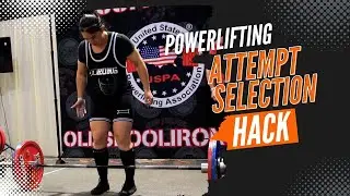 Powerlifting Attempt Selection | Do THIS for a smooth meet |
