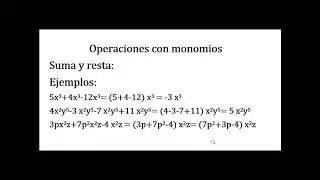 Polinomios: Lección 1. Introducción a los polinomios