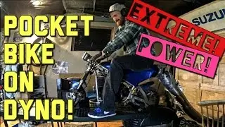 E18 - Pocket Bike On The Dyno, why not... 2STROKE STUFFING