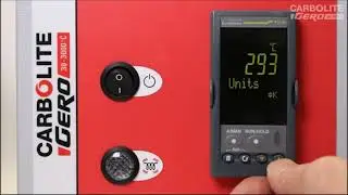 3508 Temperature Controller: Adjusting the Display Units