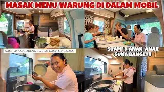 MASAK MAKANAN KAMPUNG SEDERHANA  DI DALAM MOBIL