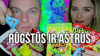 RŪGŠTŪS IR AŠTRŪS SALDAINIAI