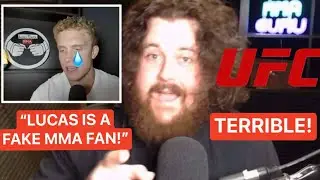 THE MMA GURU RIPS LUCAS TRACY FOR BEING A FAKE MMA FAN AFTER HE QUIT YOUTUBE FOR NO REASON?