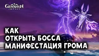 Как открыть босса Манифестация грома на острове Сэйрая | Genshin Impact 2.1