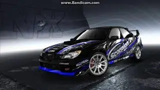 Need for Speed: ProStreet Настройка для драга Subaru Impreza WRX STi 6 передач