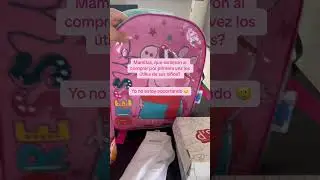 Que sintieron al comprarle los utiles a sus niños por primera vez? Yo nostalgia y felicidad #kinder
