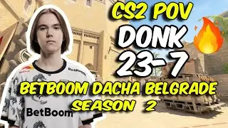 CS2 POV | Spirit donk (23/7) vs FURIA (Mirage) BetBoom Dacha Belgrade Season 2