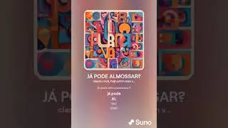JÁ PODE ALMOSSAR?