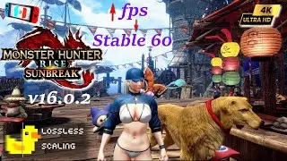 Monster Hunter Rise:Sunbreak v16.0.2~4K Stable 60FPS l Ryujinx 1.1.1379 l LosslessScaling Frame Gen