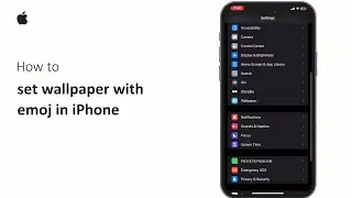 How To Set Wallpaper With Emoji In iPhone 2025 | Create Emoji Lock Screen & Home Background