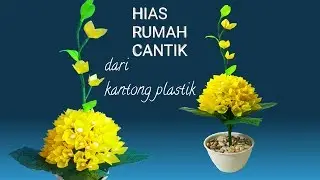 Hiasan Bunga dari Kantong Plastik | Hias rumah Cantik