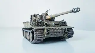 TIGER I Ausf. E (Zvezda) 35 scale - фотоотчет