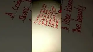 world best english handwriting || english handwriting improve || writing kase sudhara#shorts.