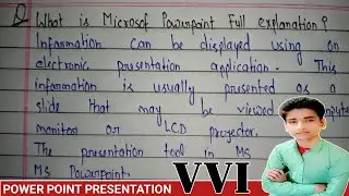 23. Microsoft powerpoint explain it's features #Power point presentation