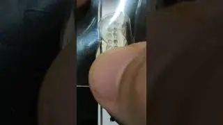 Test: Cleaning iPhone speaker with hot glue and nano tape #asmr #satisfying #waitforit