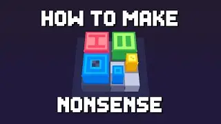 How to make Nonsense in Fancade