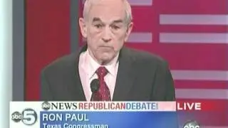 All Of Ron Paul's Responses At The ABC Iowa GOP Debate
