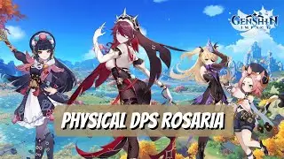 Main DPS Rosaria with Crescent Pike is Really EASY to Play #shorts