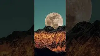 How to increase the moon only using two tools in Photoshop. (Description) #shorts #photoshop_tips