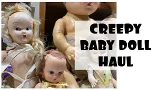 Creepy Baby Doll Haul | Repurpose an Old Doll Head