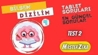 BİLSEM HAZIRLIK SETİ 4. FASİKÜL DİZİLİM VİDEO ÇÖZÜM / TEST 2 / Bilsem 2024