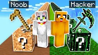 LUCKY BLOCK NOOB vs HACKER 😱😂 MIKECRACK vs ACENIX en MINECRAFT