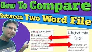 Compare Word Documents ! Microsoft Word Compare Documents