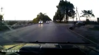 Бешенная ока и нива ДТП